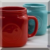 K47. Rooster mugs.